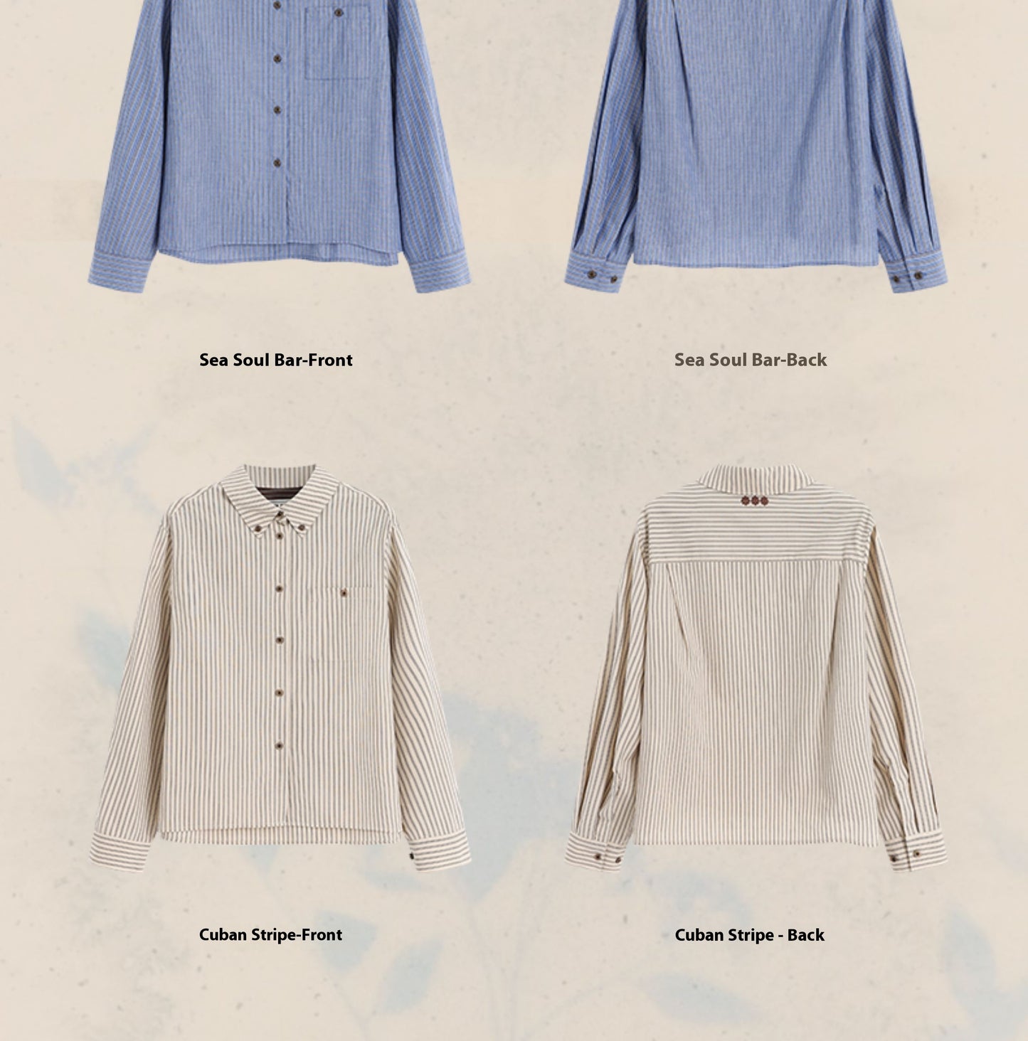 American Retro Casual Fashion Classic Embroidered Lapel Cotton Striped Shirt For Women