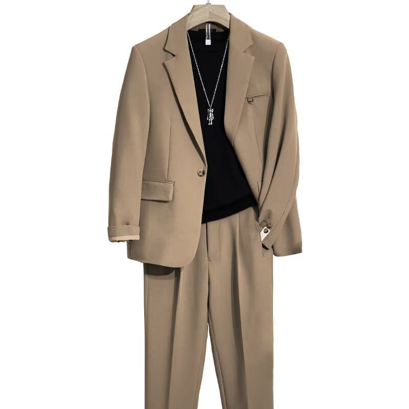 Men’s High-Sense Lightweight Blazer – Spring & Autumn Casual Suit Jacket