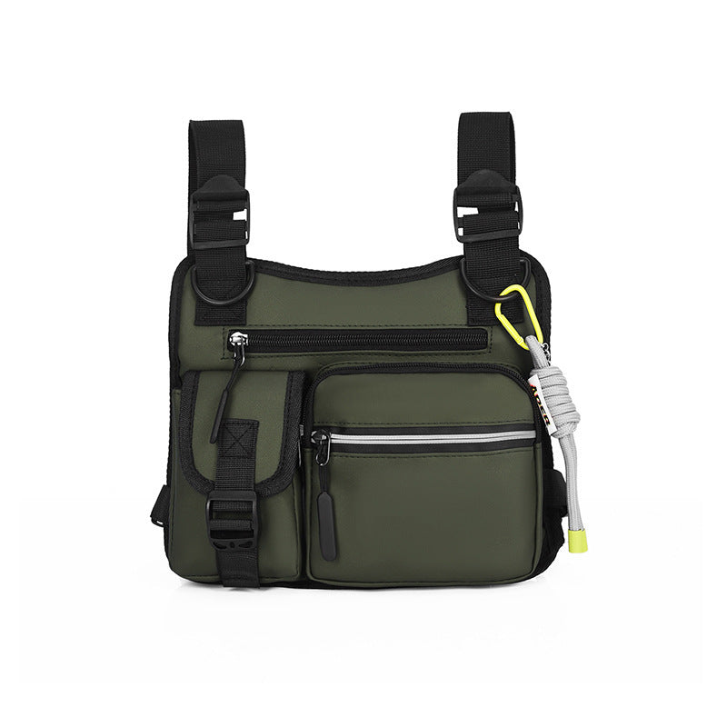 Workwear Functional Vest Chest Bag Reflective