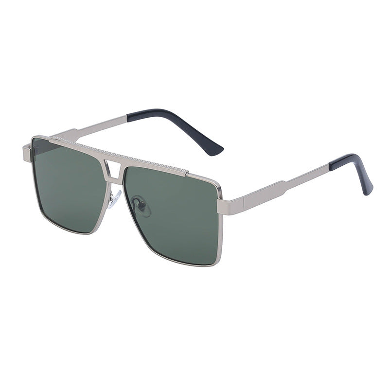 Men’s Square Frame Sunglasses – Full Frame, UV Protection, Trendy Outdoor Eyewear