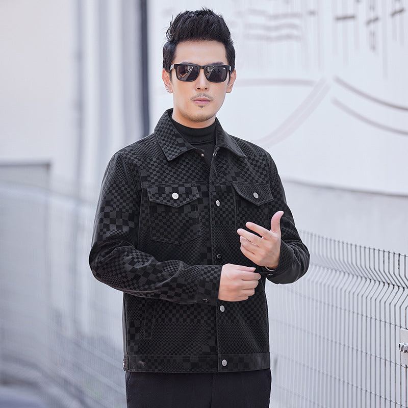 Men's Loose Fit Solid Color Coat – All-Season Comfort & Style