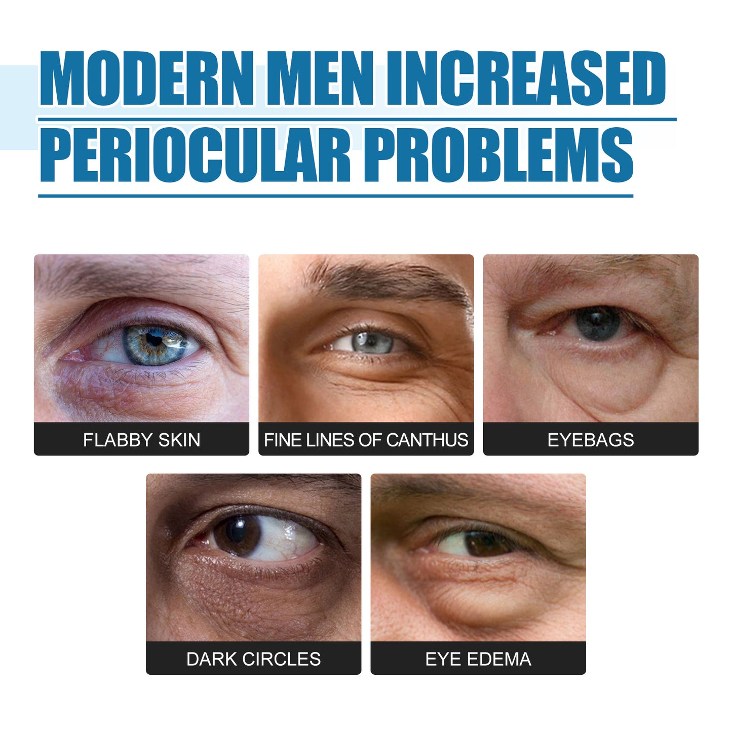 Men's Eye Gentle Moisture Replenishment Daily Moisturizing Skin Elastic Moisturizing Care Essence