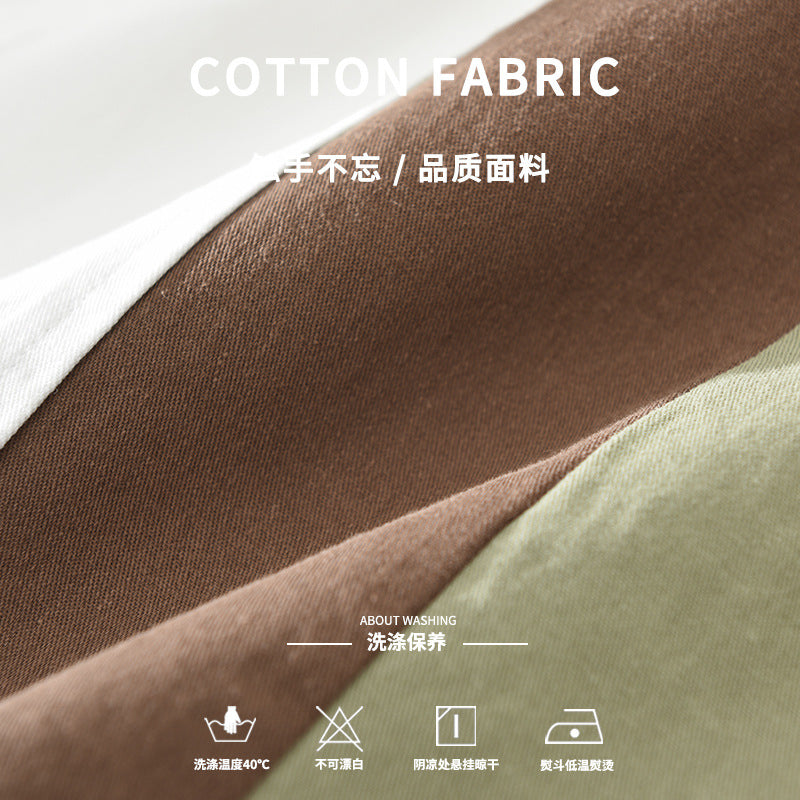 Men’s Loose Artistic Cotton Long-Sleeve Shirt – Versatile Square-Collar Casual Top
