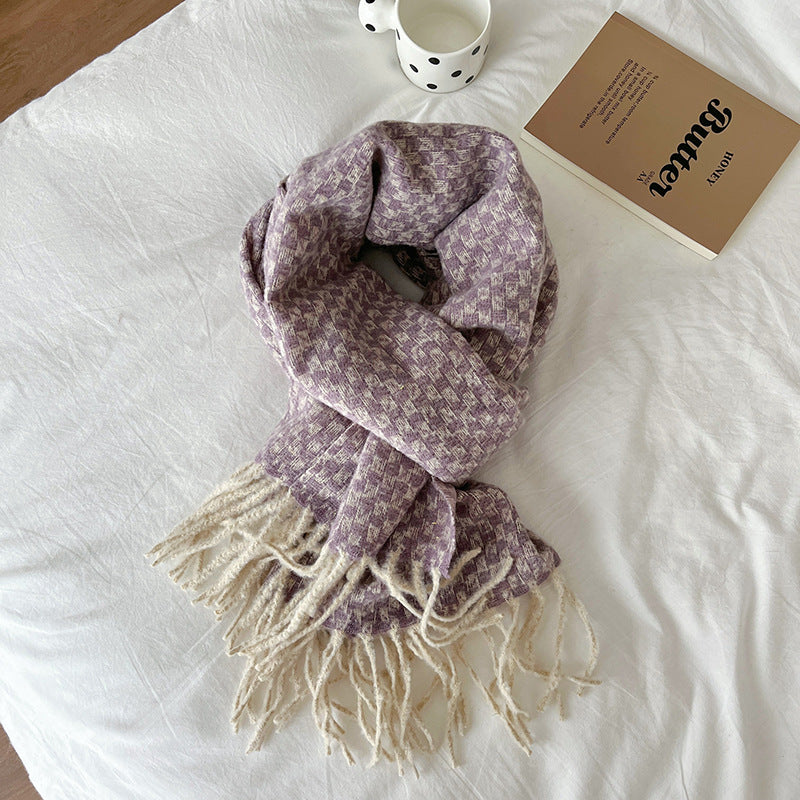Tassle Fashion Pattern Women's Neck Warmer