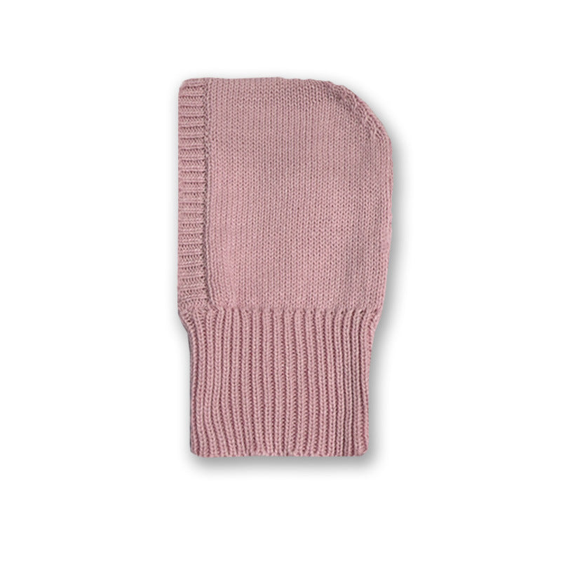 Wool Knitted Wool Keep Warm Sleeve Cap Balaclava Beanie Hat