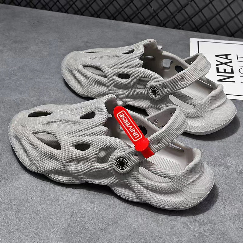 Men’s Coconut Hole Shoes – Dual-Use Indoor/Outdoor Breathable Sandals