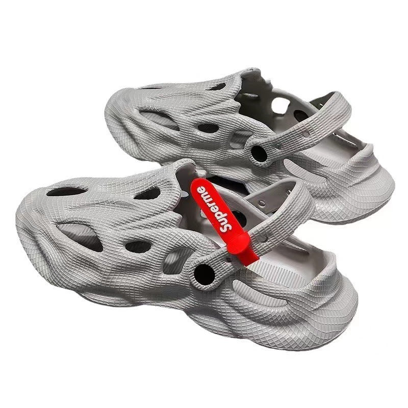 Men’s Coconut Hole Shoes – Dual-Use Indoor/Outdoor Breathable Sandals