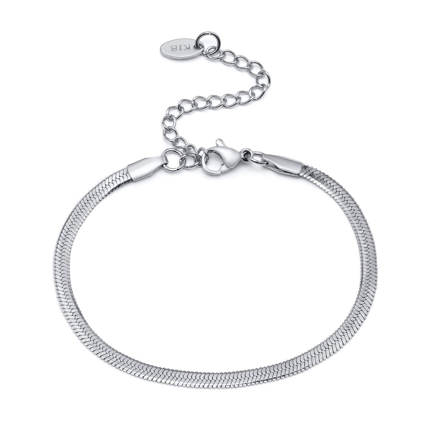 Stainless Steel Blades Bracelet Snake Bones Chain Titanium Steel