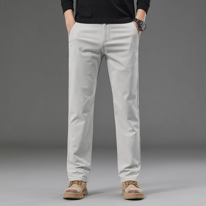 Men’s Summer Straight Casual Pants – Lightweight Breathable Style by NYLIXA