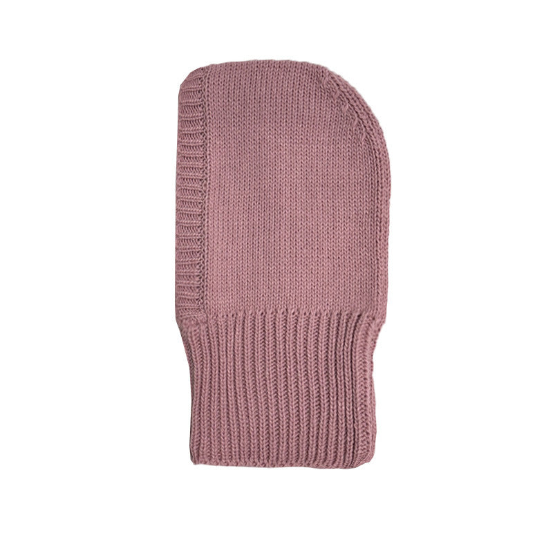 Wool Knitted Wool Keep Warm Sleeve Cap Balaclava Beanie Hat