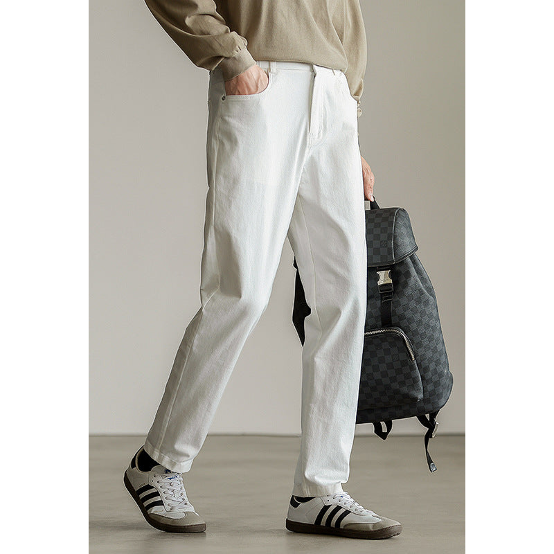 Men's American-Style Heavy Stretch Jeans – Rugged Fit, Premium Comfort