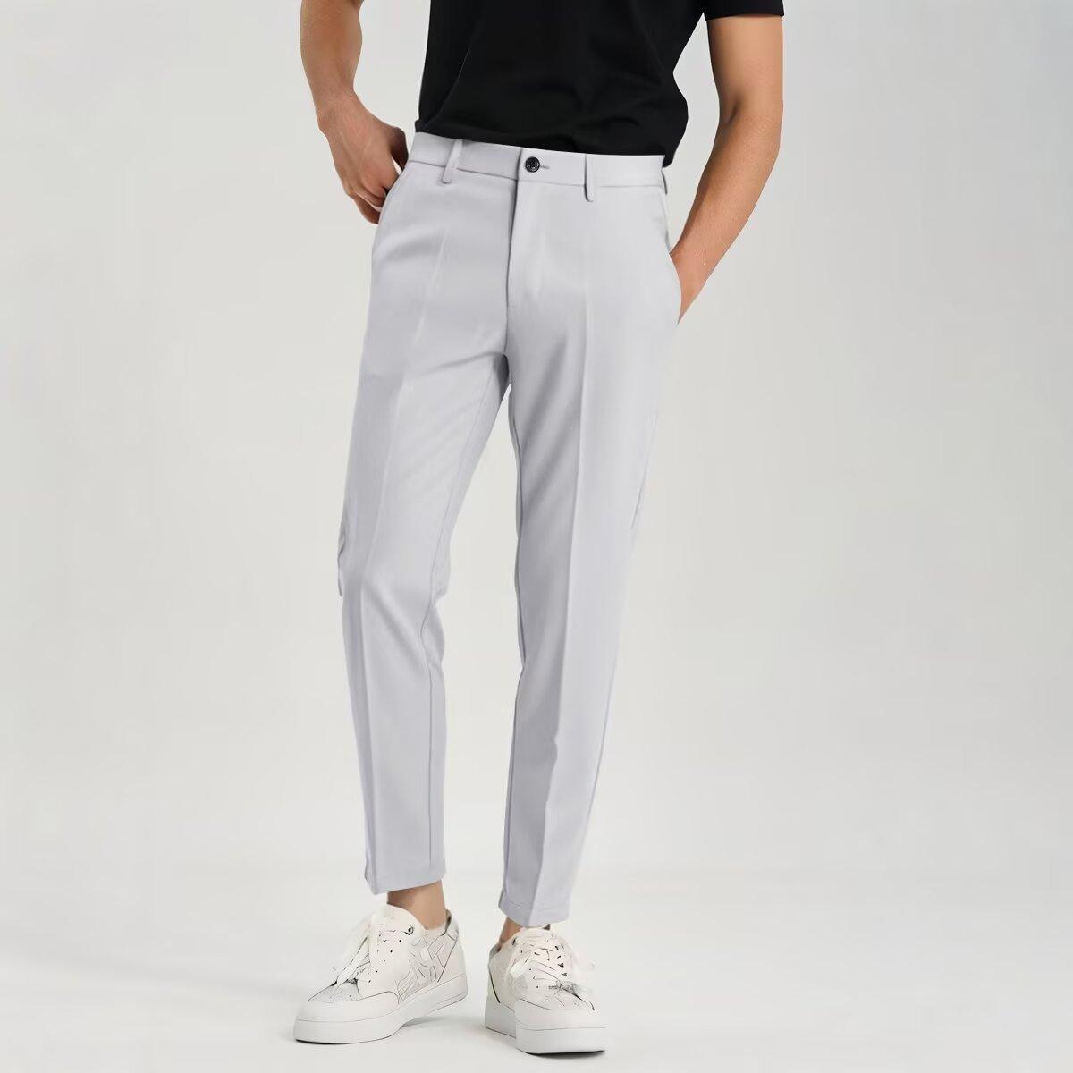Men’s Ankle‑Tied Trendy Hong Kong Style Loose Drawstring Pants – Casual, Modern & Adjustable