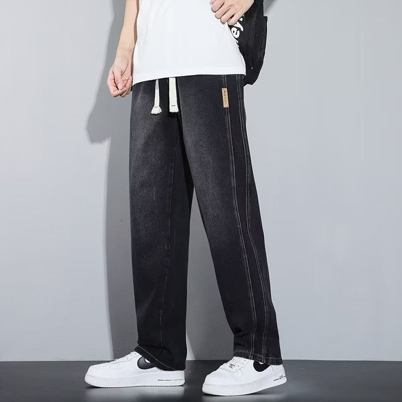 Men’s Premium Comfort Wide-Leg Jeans – High-Look, Street-Ready Style