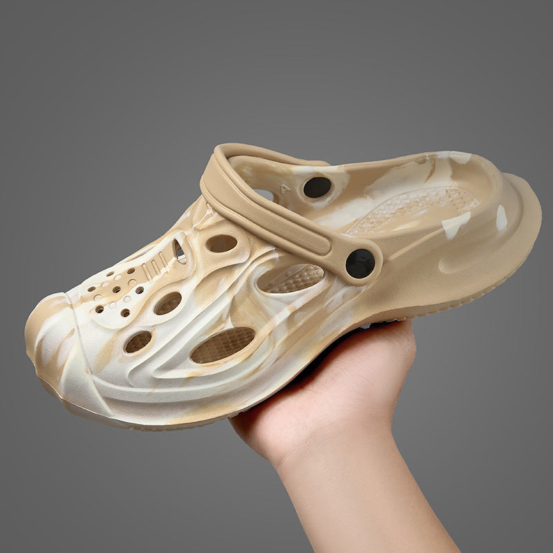 Men’s Outdoor Non-Slip Color-Matching Sandals – Stylish & Traction-Ready