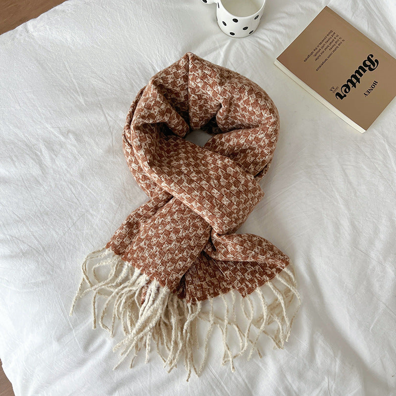 Tassle Fashion Pattern Women's Neck Warmer