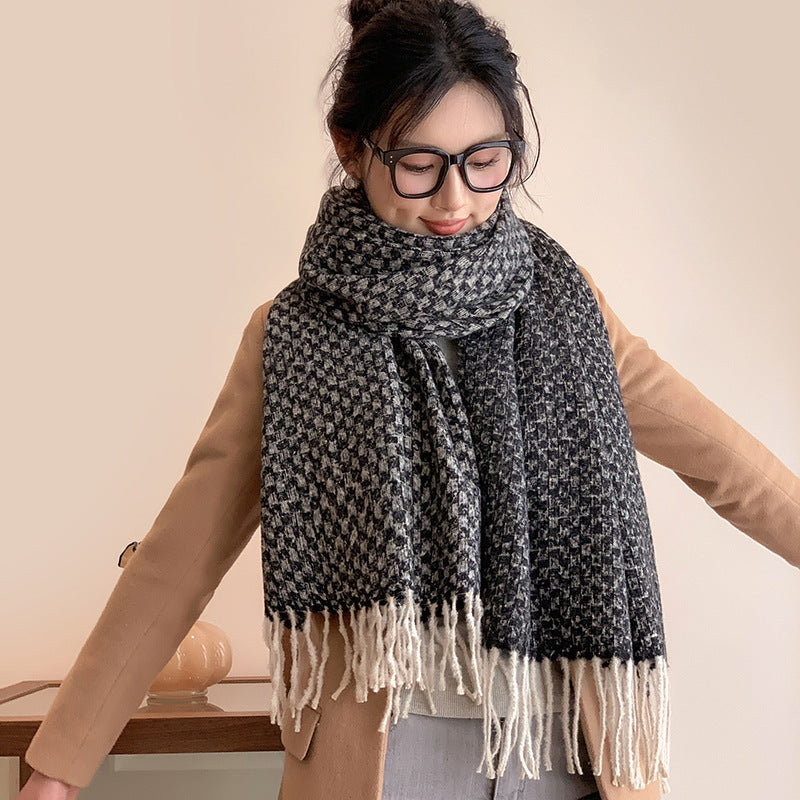 Tassle Fashion Pattern Women's Neck Warmer