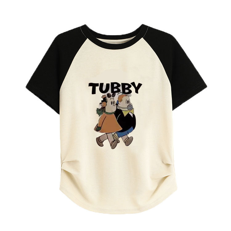 Women's Gentle Sweet And Spicy Short T-shirt