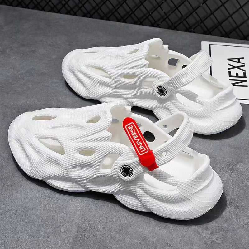 Men’s Coconut Hole Shoes – Dual-Use Indoor/Outdoor Breathable Sandals