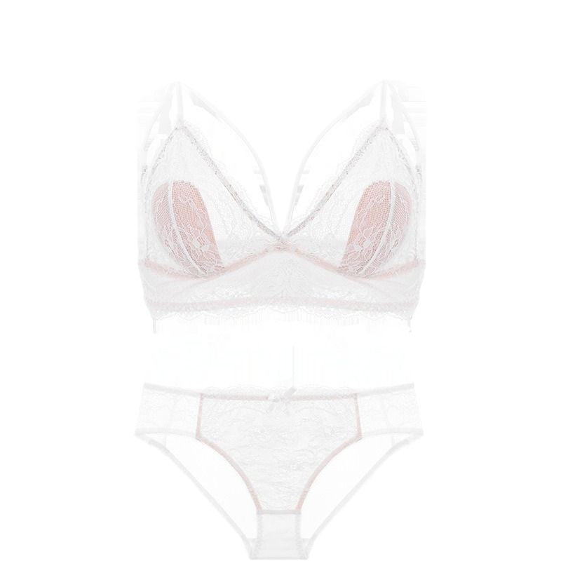 Sexy Comfortable Underwear Push Up Small Size Pure Desire Lace Bra Suit