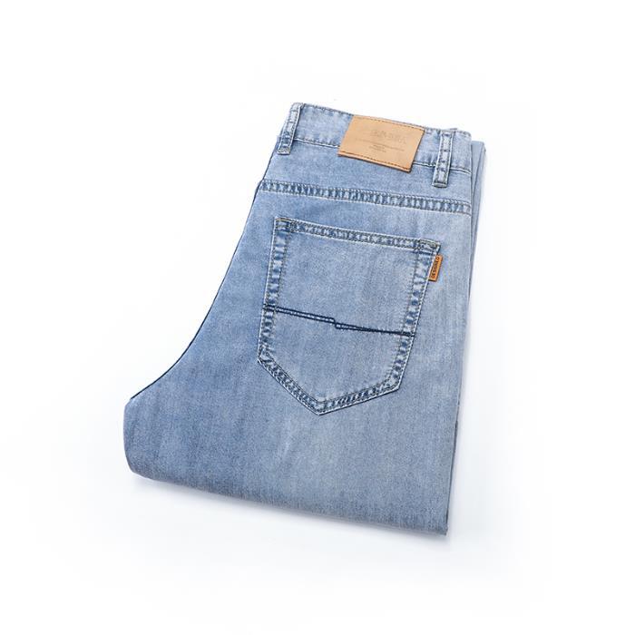 Fashion Personality Ultra-Thin Tencel Jeans for Men – Breathable & Lightweight