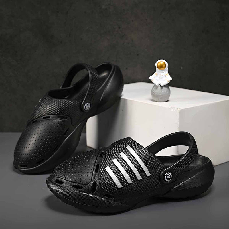 Men’s Thick-Soled Non-Slip Beach Shoes – Durable Summer Water Slides