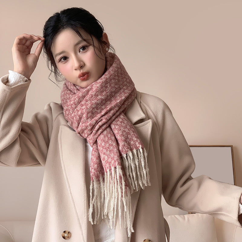 Tassle Fashion Pattern Women's Neck Warmer