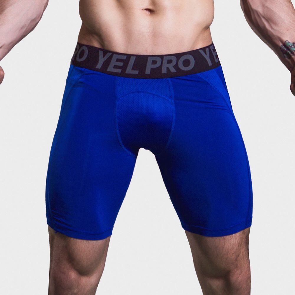 Sports Running Stretch Quick-drying Mesh Breathable Tight Shorts