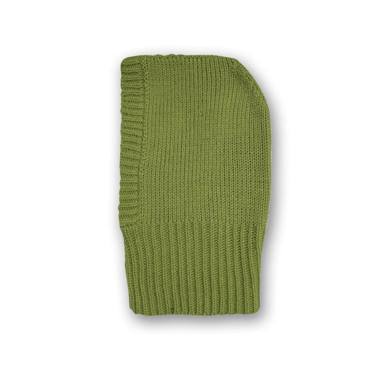 Wool Knitted Wool Keep Warm Sleeve Cap Balaclava Beanie Hat