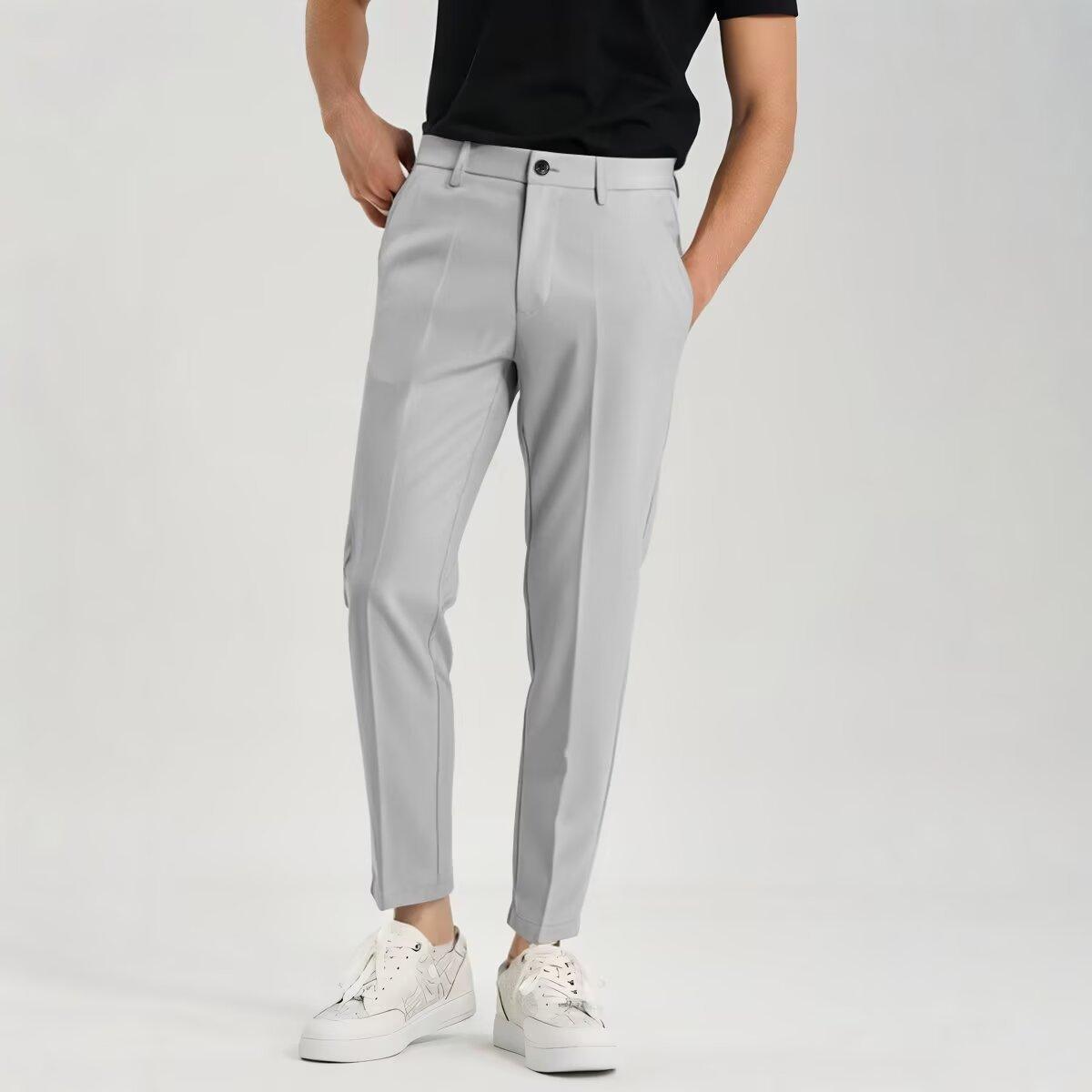 Men’s Ankle‑Tied Trendy Hong Kong Style Loose Drawstring Pants – Casual, Modern & Adjustable