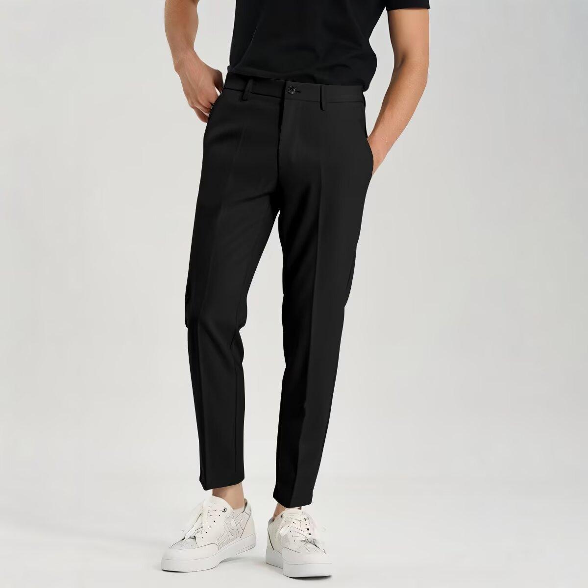 Men’s Ankle‑Tied Trendy Hong Kong Style Loose Drawstring Pants – Casual, Modern & Adjustable