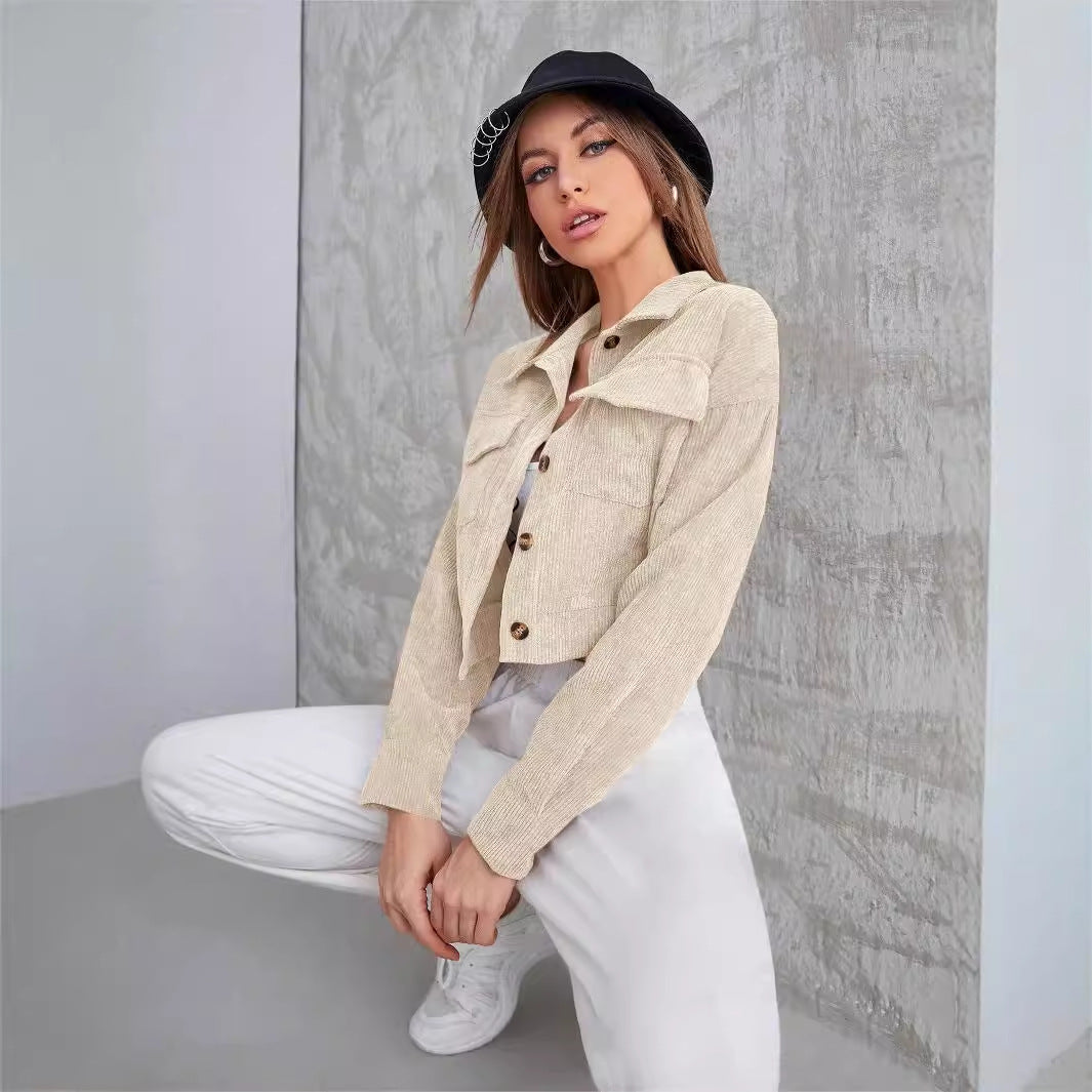 Retro Style Fashionable Cardigan Women's Coat