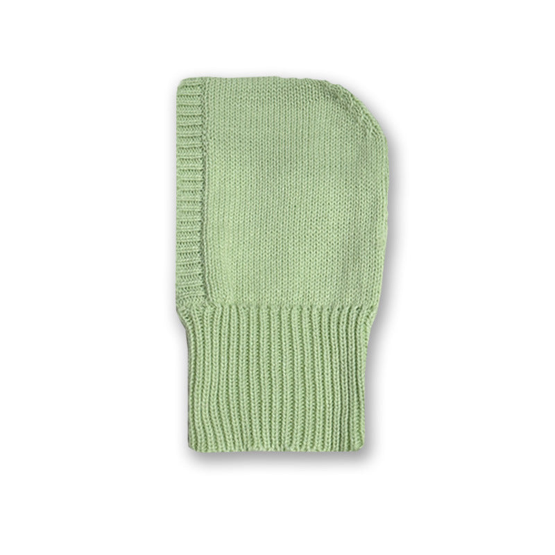 Wool Knitted Wool Keep Warm Sleeve Cap Balaclava Beanie Hat