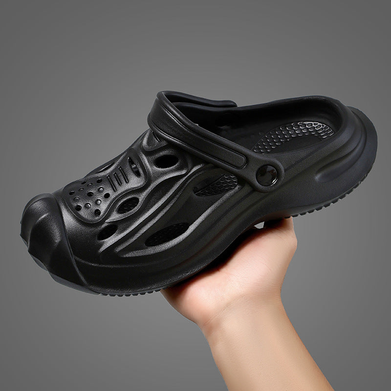 Men’s Outdoor Non-Slip Color-Matching Sandals – Stylish & Traction-Ready