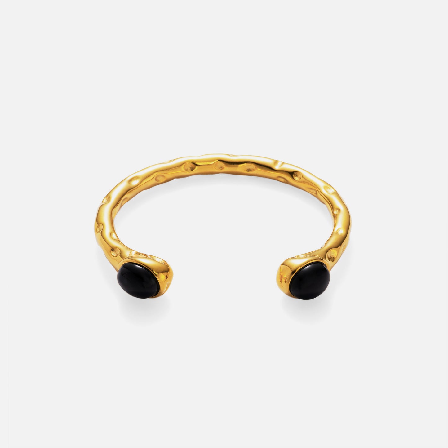 18K Real Gold Plated Titanium Steel INS Fashion Exquisite Zircon Opening Bracelet