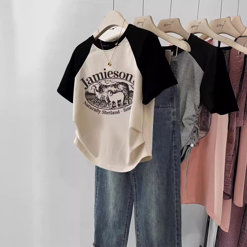 Women's Gentle Sweet And Spicy Short T-shirt