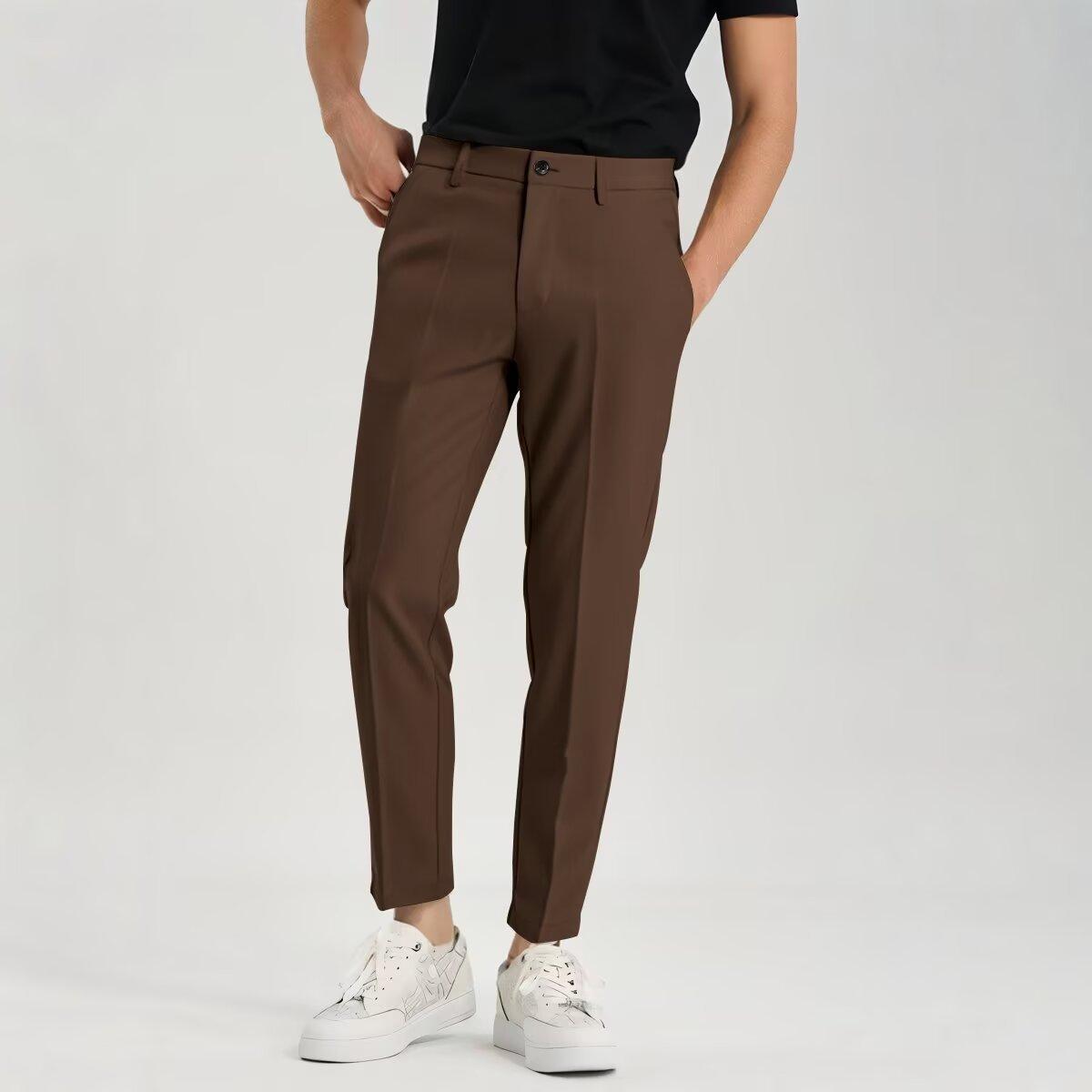 Men’s Ankle‑Tied Trendy Hong Kong Style Loose Drawstring Pants – Casual, Modern & Adjustable