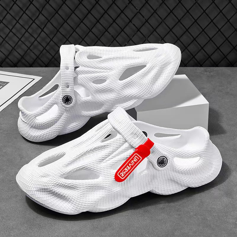 Men’s Coconut Hole Shoes – Dual-Use Indoor/Outdoor Breathable Sandals