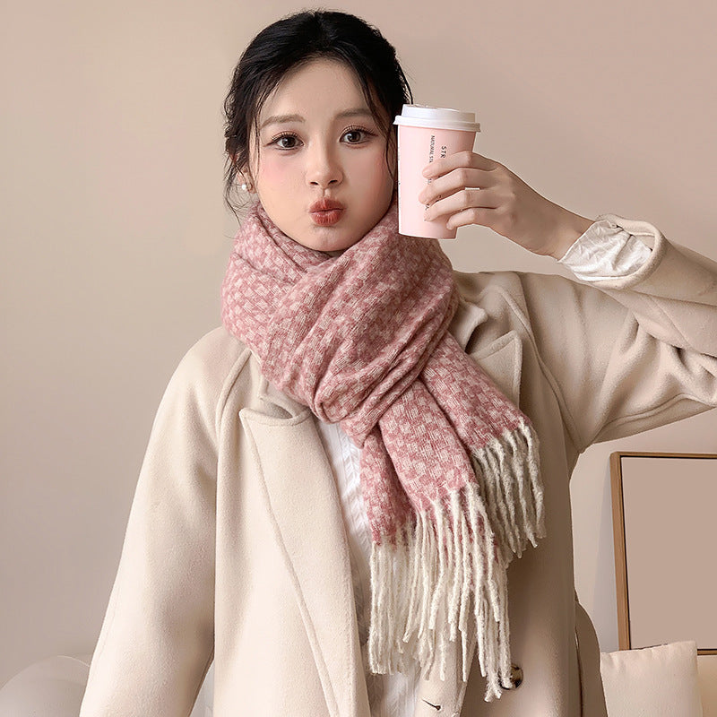 Tassle Fashion Pattern Women's Neck Warmer