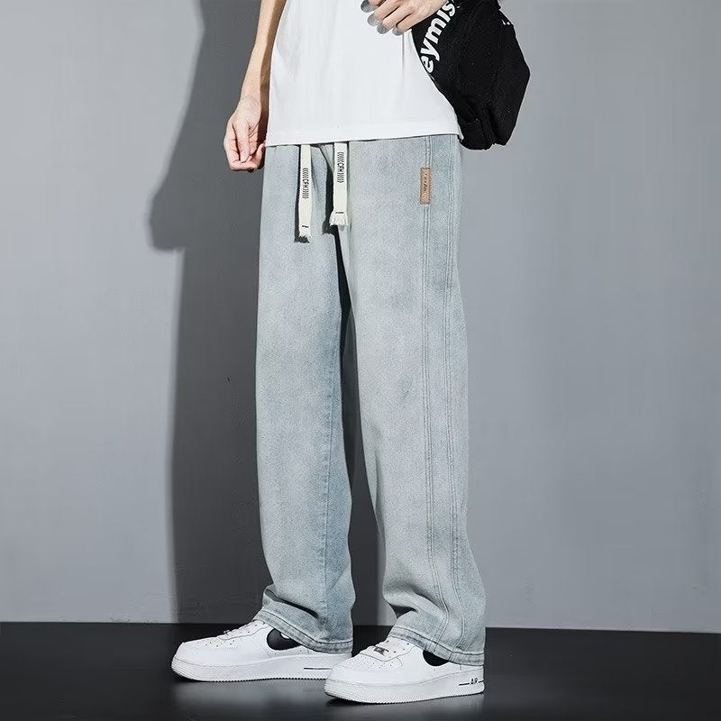 Men’s Premium Comfort Wide-Leg Jeans – High-Look, Street-Ready Style