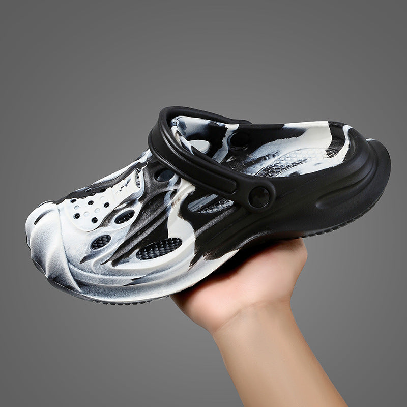 Men’s Outdoor Non-Slip Color-Matching Sandals – Stylish & Traction-Ready