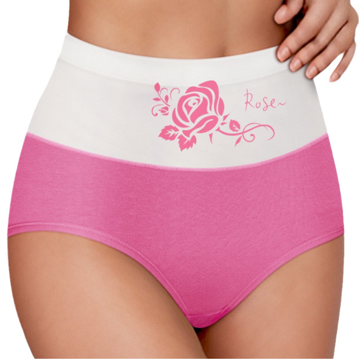 Women's High Waist Belly Contracting Large Size Cotton Underwear