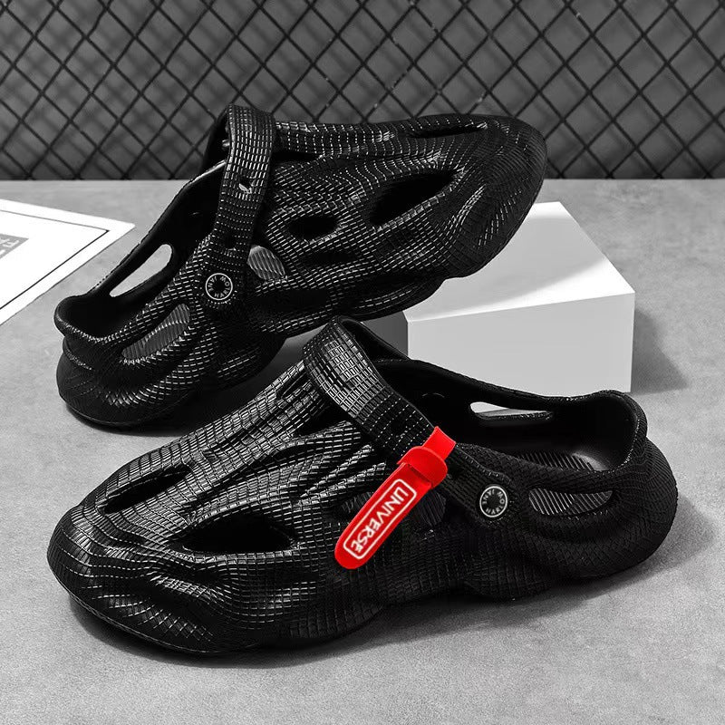 Men’s Coconut Hole Shoes – Dual-Use Indoor/Outdoor Breathable Sandals