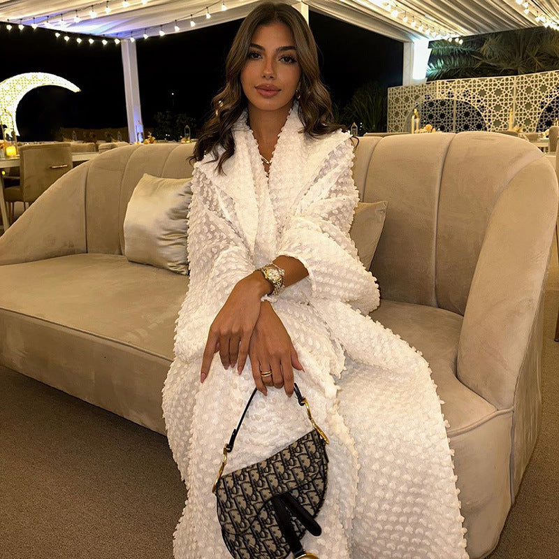 Women's Simple Middle East Batwing Sleeve Robe
