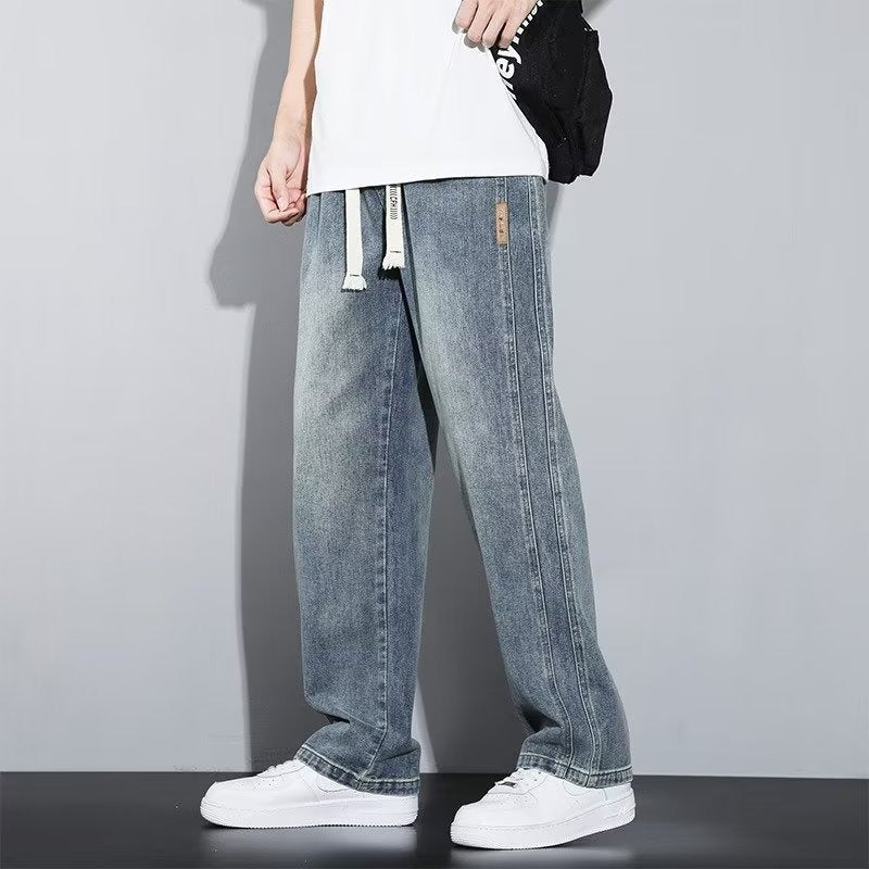 Men’s Premium Comfort Wide-Leg Jeans – High-Look, Street-Ready Style