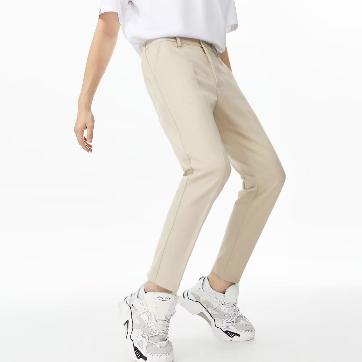 Men’s Ankle‑Tied Trendy Hong Kong Style Loose Drawstring Pants – Casual, Modern & Adjustable