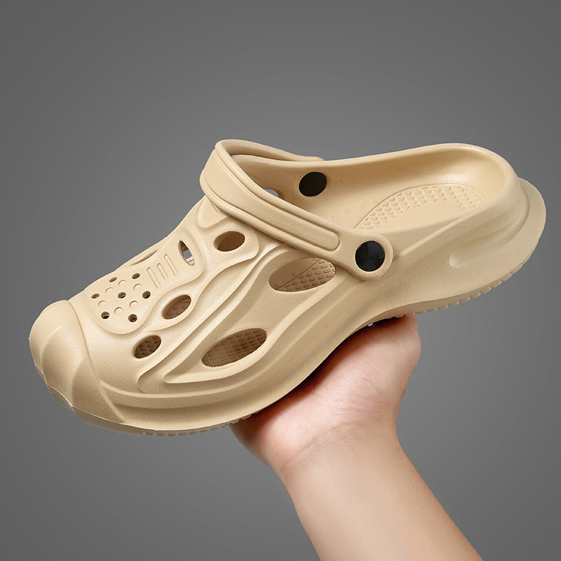 Men’s Outdoor Non-Slip Color-Matching Sandals – Stylish & Traction-Ready