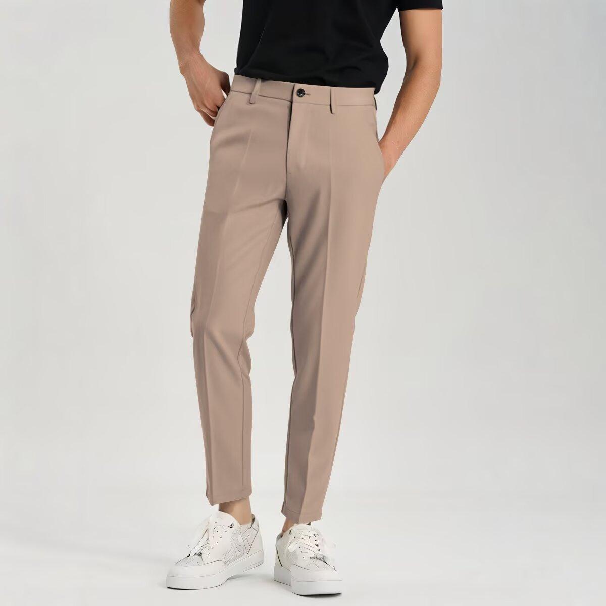 Men’s Ankle‑Tied Trendy Hong Kong Style Loose Drawstring Pants – Casual, Modern & Adjustable