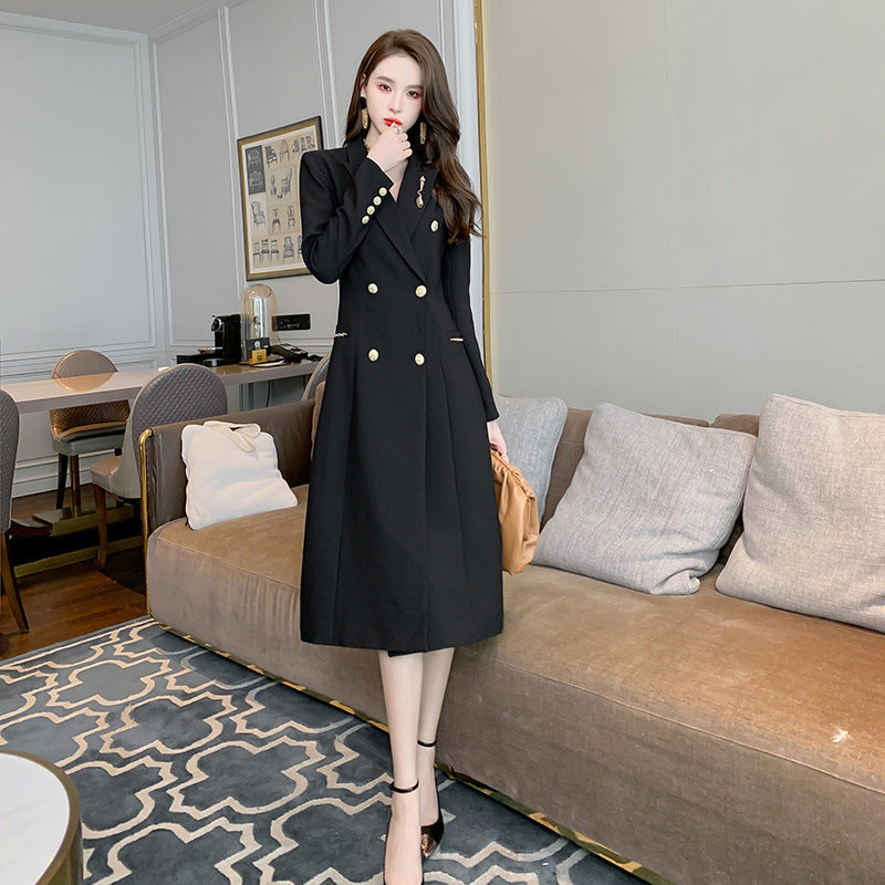 Fashion Trench Coat Women's Design Mid-length