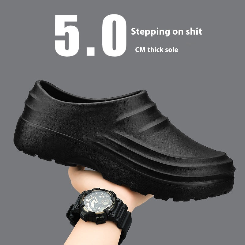Waterproof Non-Slip Lightweight Platform Work Shoes – All-in-One Outdoor Protection