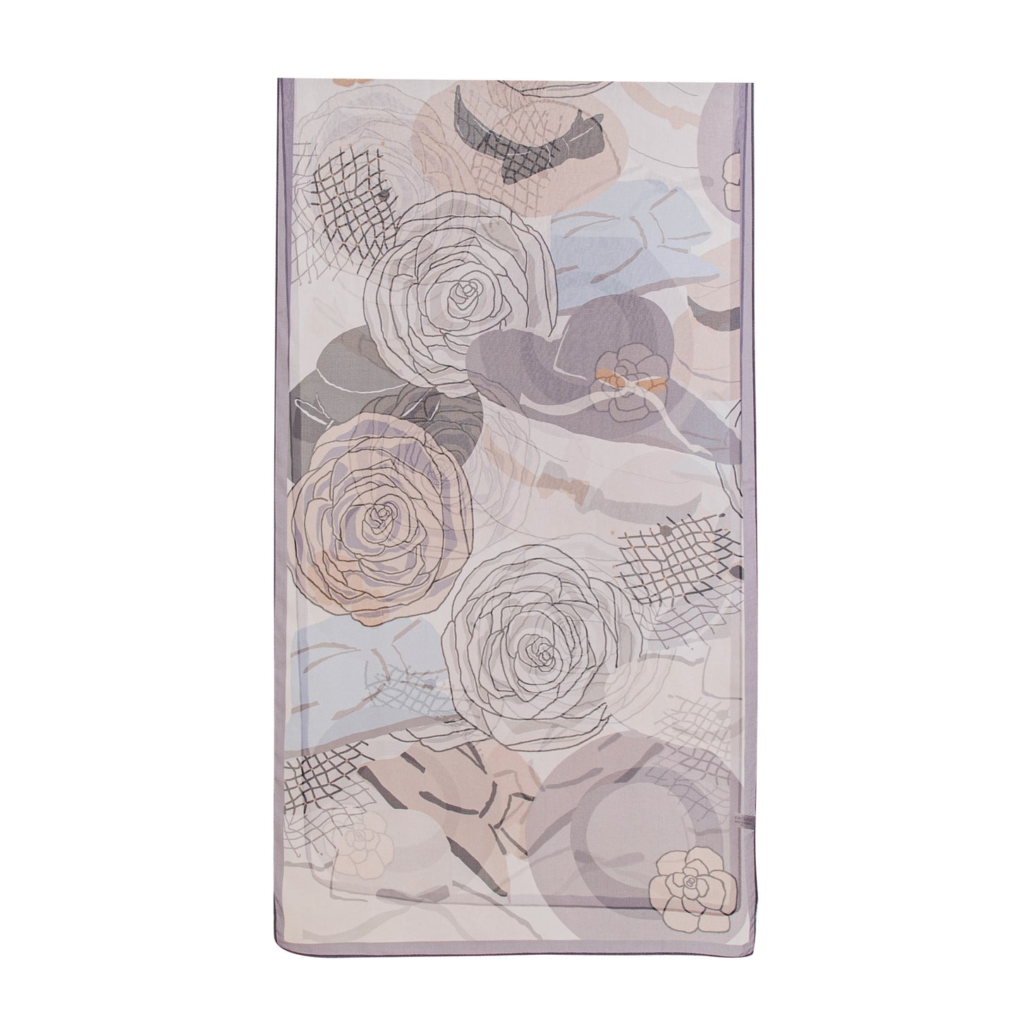 Silk Scarf Women's Mulberry Silk Printed Shawl